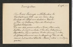 k.k. naturhistorisches Hofmuseum, Intendanzakten 1885-1896 (Hauer), Aktenzahl Z.396/1893, Seite 1
